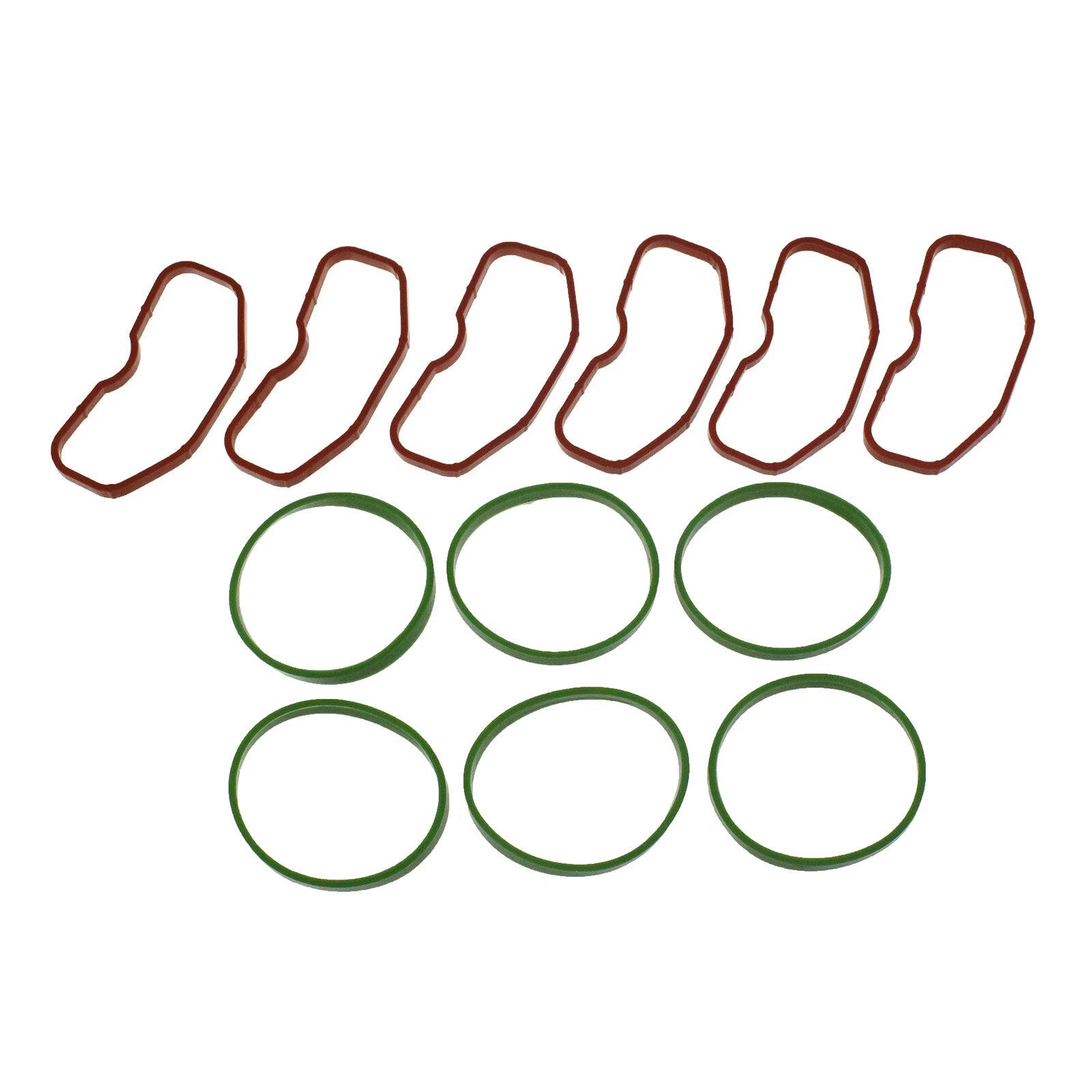 12X Upper & Lower Intake Manifold Gaskets For Audi Q5 Q7 A8 A7 A6 S4 S5 SQ5 3.0T 6B93BC-57