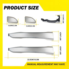 2X Outside Exterior Door Handle Front Rear Passenger For 16-21 Hyundai Tucson EA 6B93BC-57
