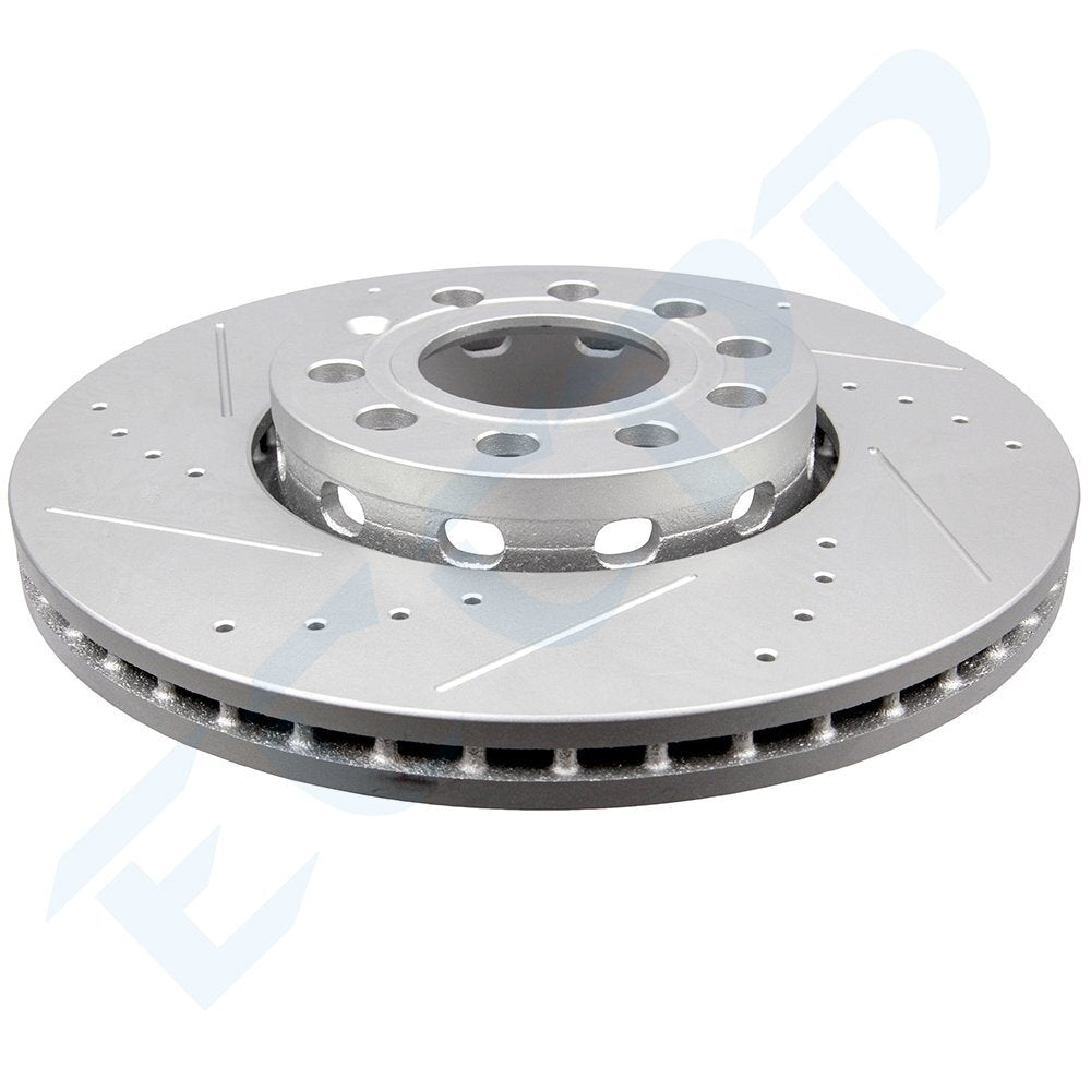 Front Brake Discs Rotors For 1995-2001 Audi A6 1998-2005 Volkswagen Passat 6B93BC-57