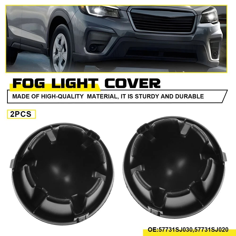 Pair Fog Light Cover Bezel Trim Left Right Side For 2019-2021 Subaru Forester EA 6B93BC-57
