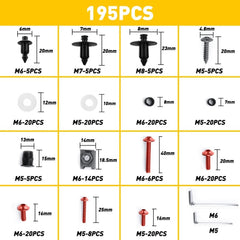 Complete Red Fairing Bolt Kit Body Screw for SUZUKI 2006 2007 GSXR 600 750 6B93BC-57