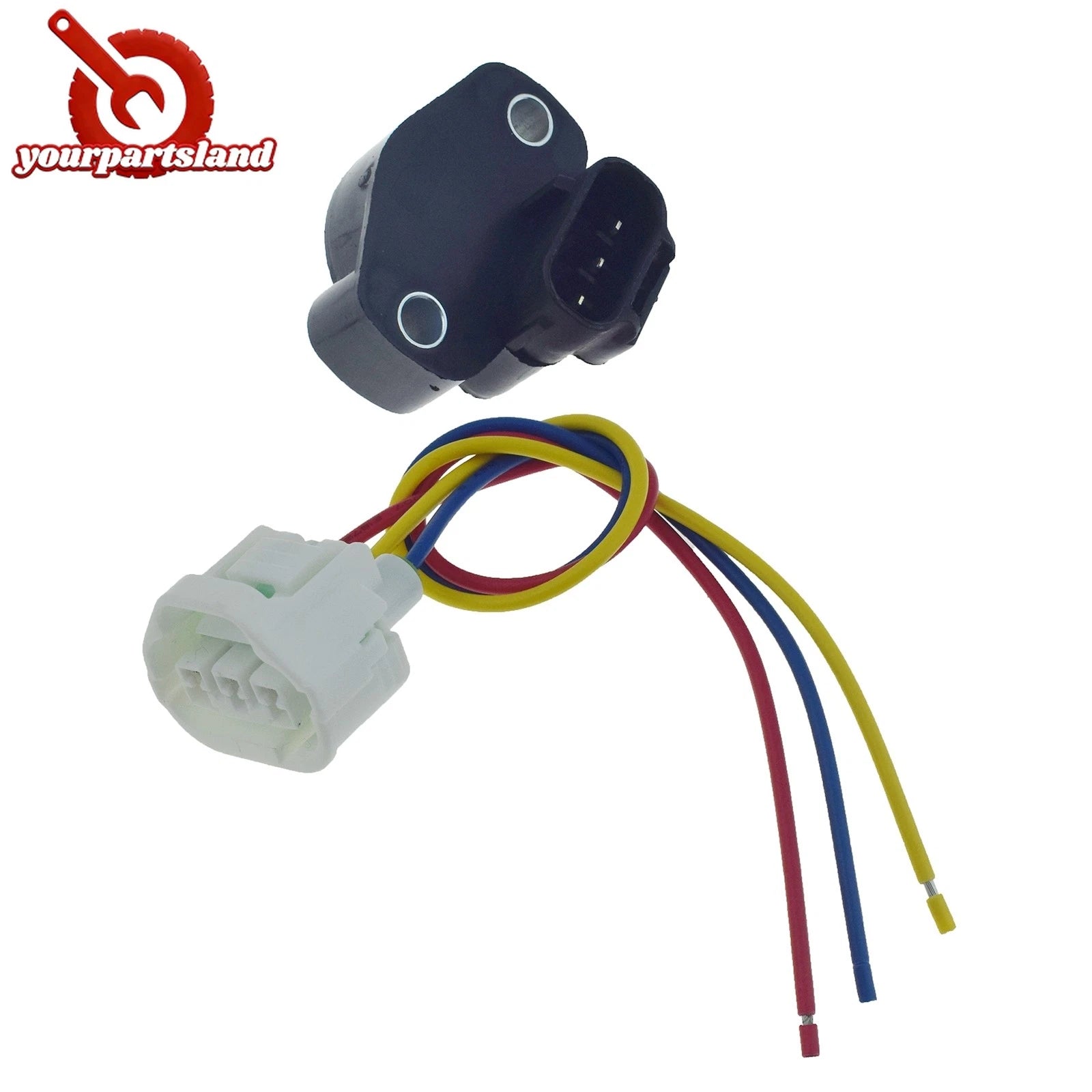 TPS Throttle Position Sensor W/ Plug For 97-01 Jeep Cherokee 2.5L 4.0L 4874371AB 6B93BC-57