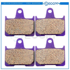 2 Pair Brake Pads For 2004-2005 Suzuki GSXR600 GSXR750 GSXR1000 Carbon Fiber 6B93BC-57