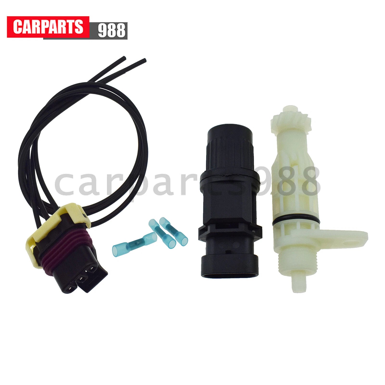 2Pcs Speed Sensor & Connector for Chevrolet Aveo Aveo5 Pontiac G3 96190708 6B93BC-57