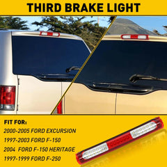 FIT FOR 1997 1998 1999 2003 FORD F150 THIRD 3RD BRAKE LIGHT CARGO LAMP BAR Red 6B93BC-57
