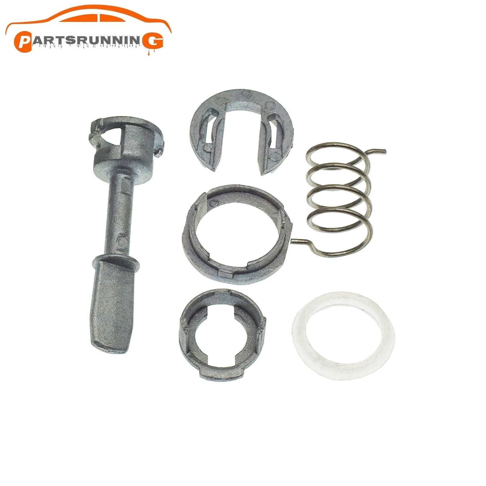 Left Door Lock Barrel Cylinder Kit For VW MK4 Golf 4 Bora Skoda Jetta 604837167 6B93BC-57