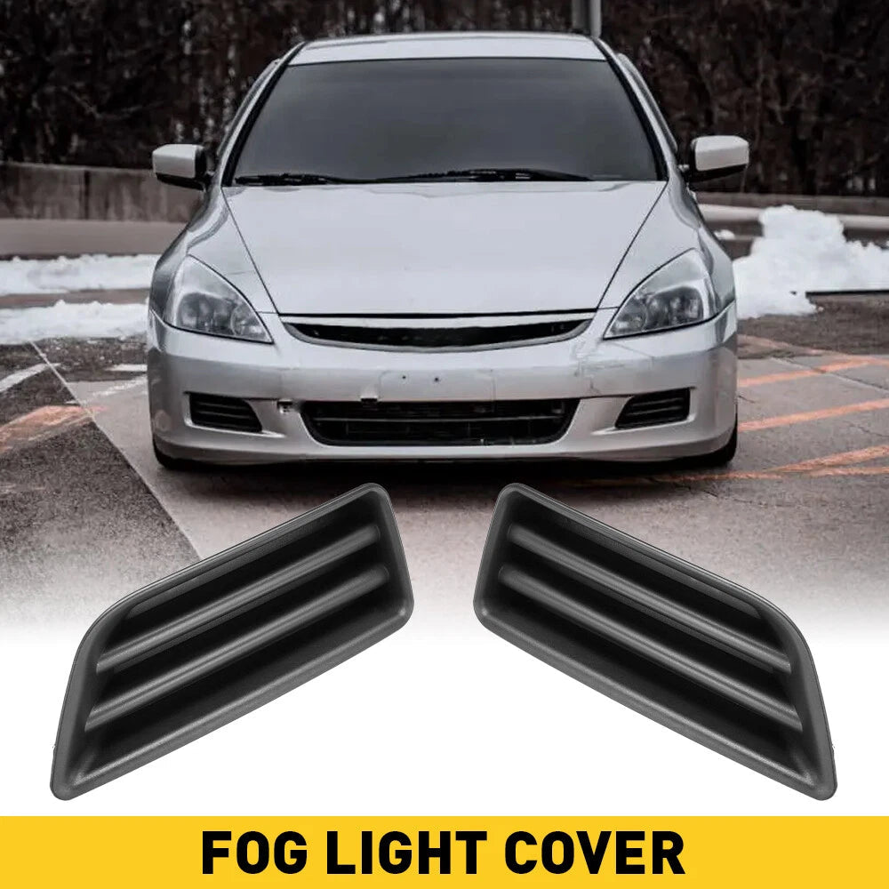 2x Front Bumper Insert Fog Light Cover Left+Right Fit For 2006-2007 Honda Accord 6B93BC-57
