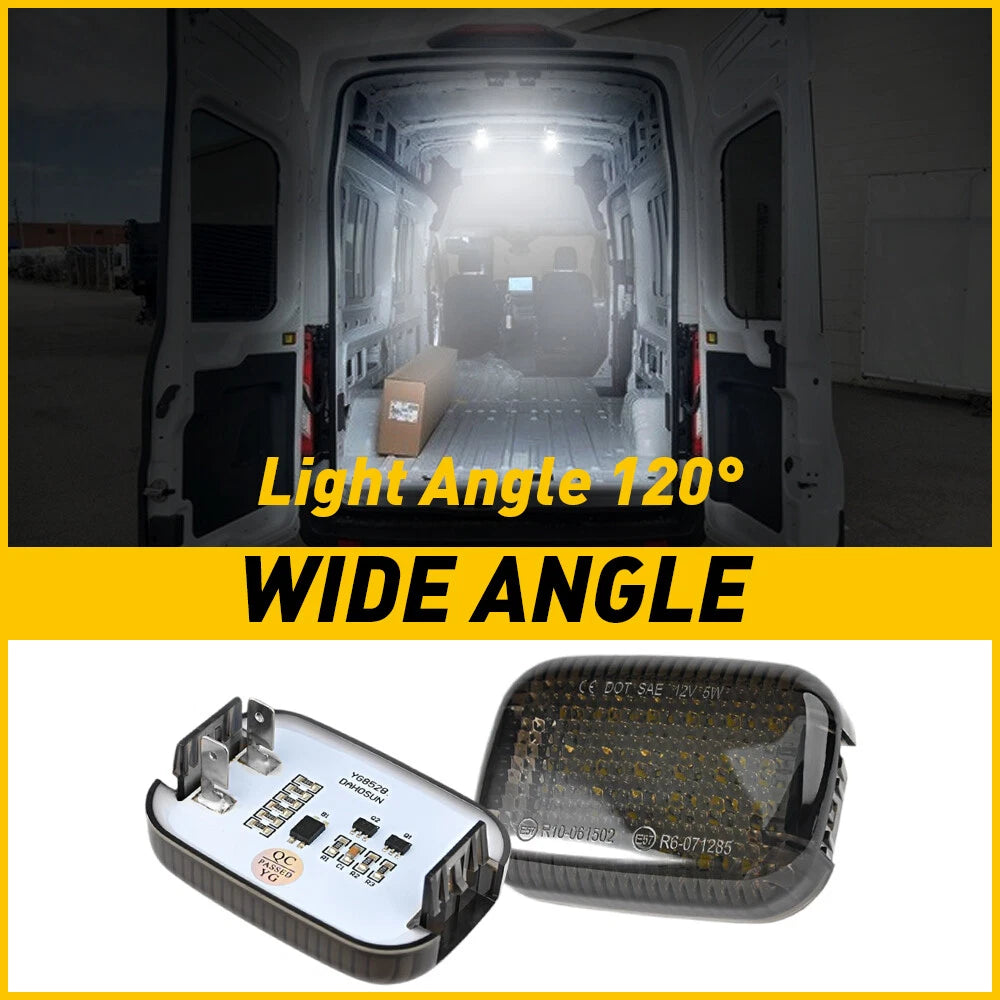 6x LED Interior Roof Light For 2015-2024 Ford Transit 150/250/350/350 HD Van EOA 6B93BC-57
