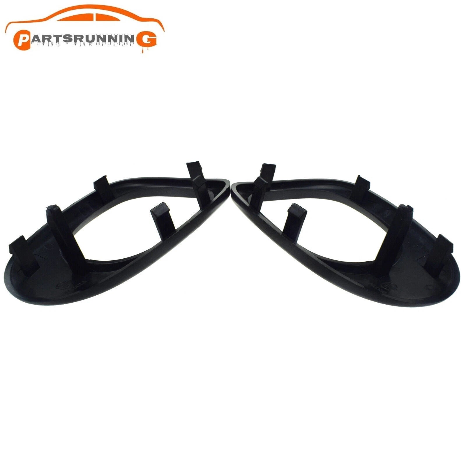 2PCS Left & Right Interior Door Handle Trim Cover For Peugeot 206 207 Citroen C2 6B93BC-57