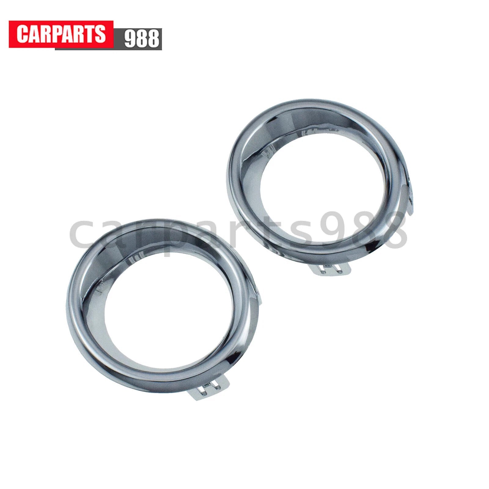 Front Left Right Chrome Fog Light Trim For 2014-2016 Mazda 3 MA1039125 MA1038125 6B93BC-57