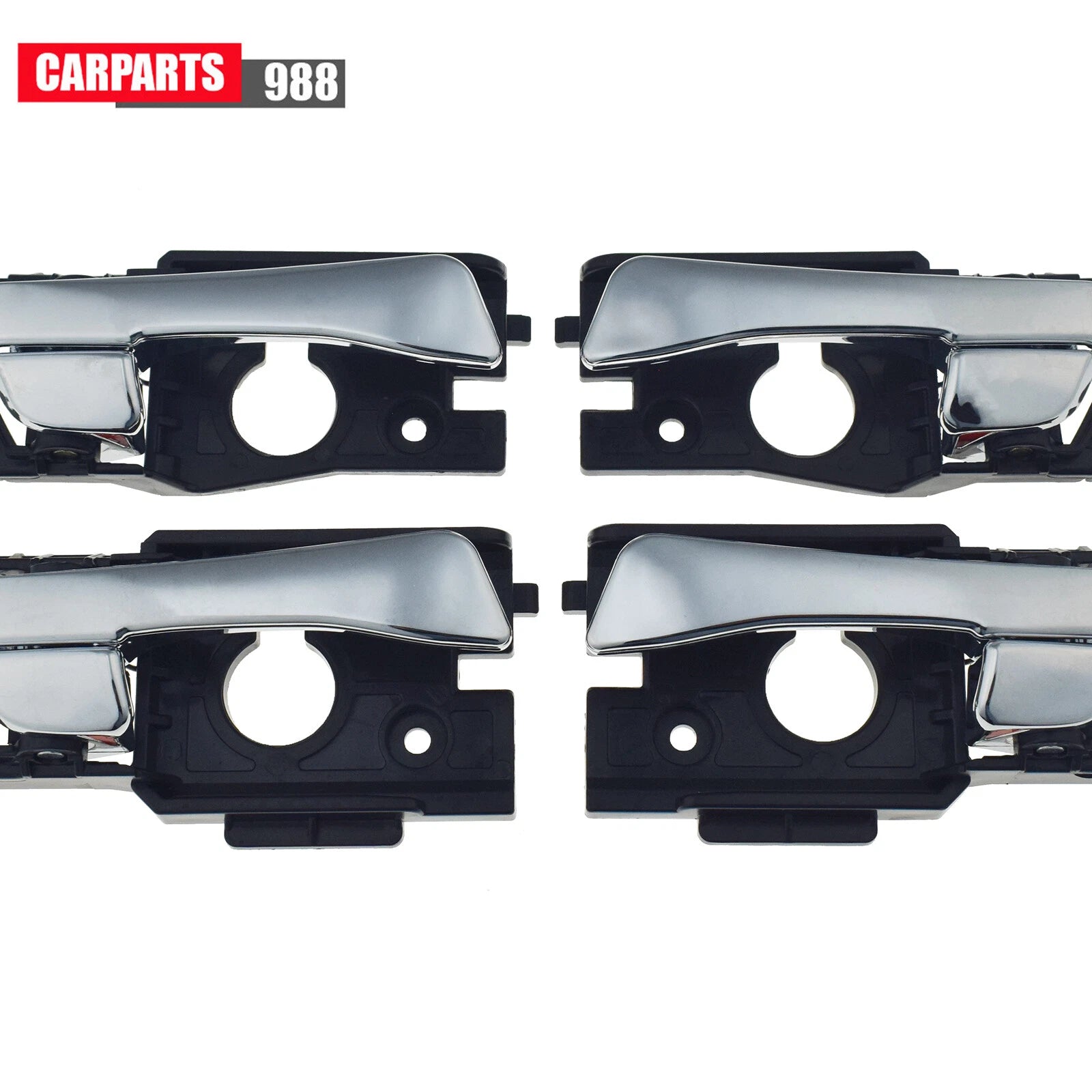 Interior Door Handle Chrome Front Rear Left Right for 2012-2017 Hyundai Accent 6B93BC-57