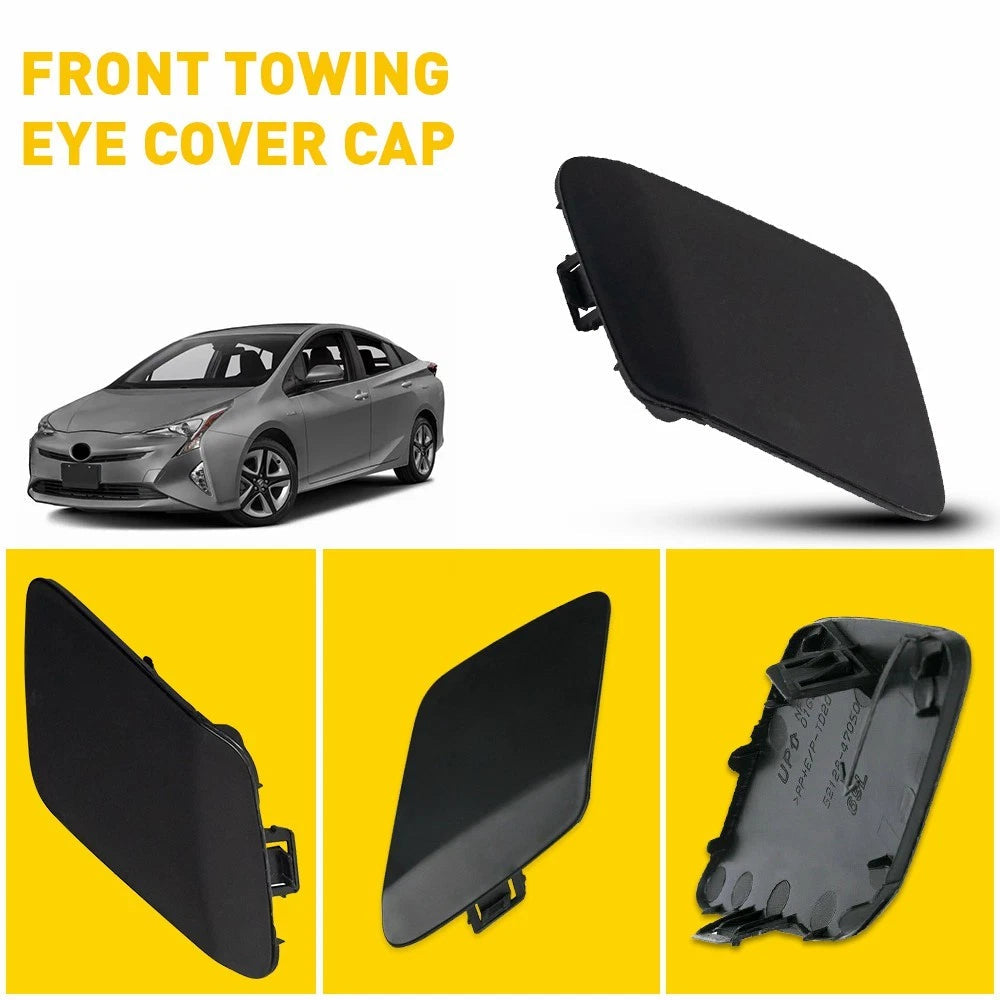2X Front Bumper Tow Hook Cover Cap For 2016-2017 Toyota Prius Decor Trim Replace 6B93BC-57