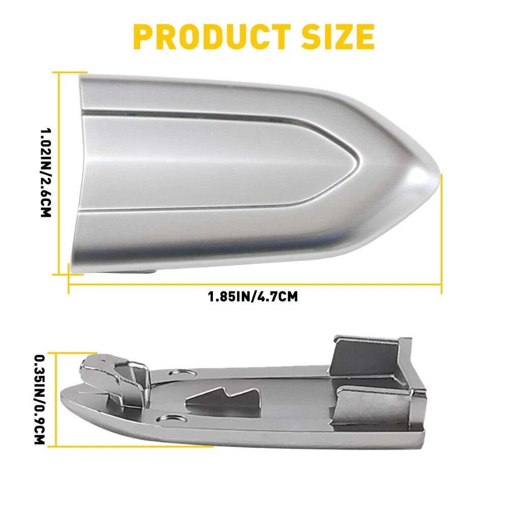 Chrome Exterior Door Lock handle Cap Cover Trim For Cadillac XTS ATS CTS CT6 EOA 6B93BC-57