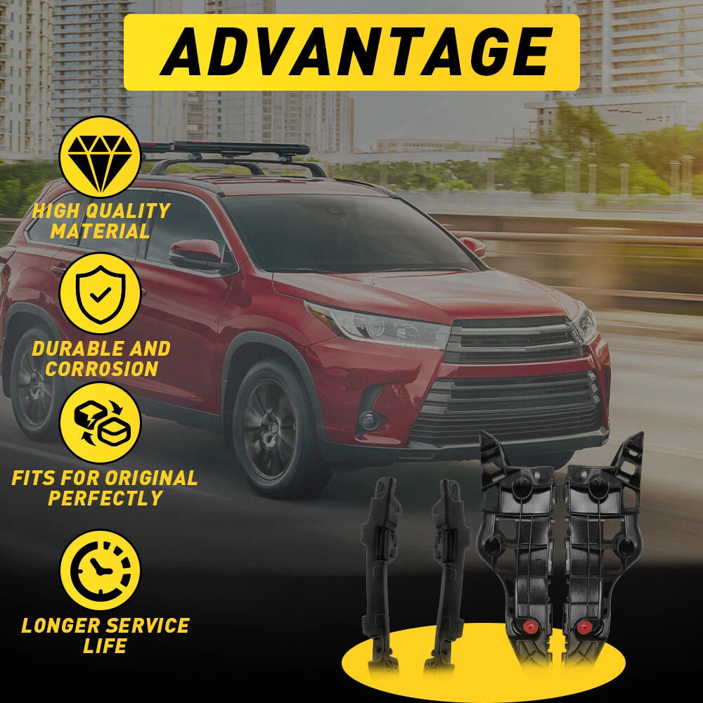 For Toyota Highlander 2014-2019 Bumper Bracket Retainer Front Holder Support EOA 6B93BC-57