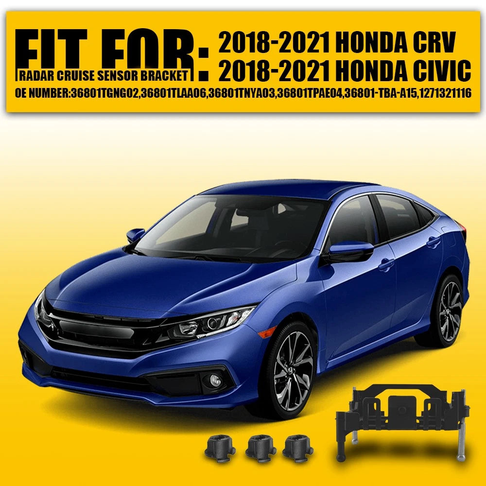 Fits For 2018-2021 Honda CRV Civic Car Radar Cruise Sensor Control Body Bracket 6B93BC-57