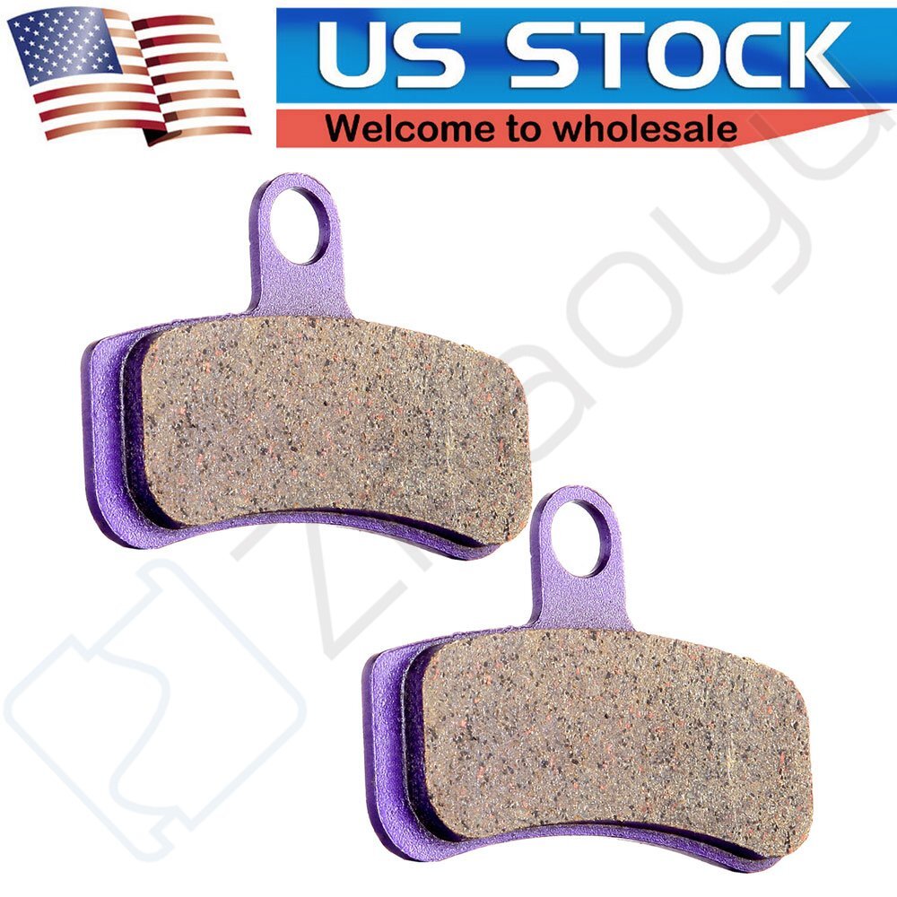 1 Pair Brake Pads Front For Harley-Davidson FXCWC Rocker C 2008-11 Carbon Fiber 6B93BC-57