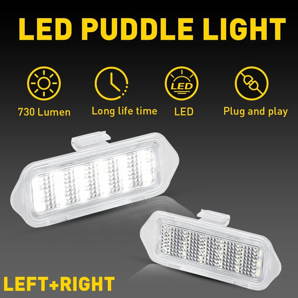 Full LED Under Mirror Puddle Lights For Chevy Silverado Suburban, Sierra 03-06 6B93BC-57