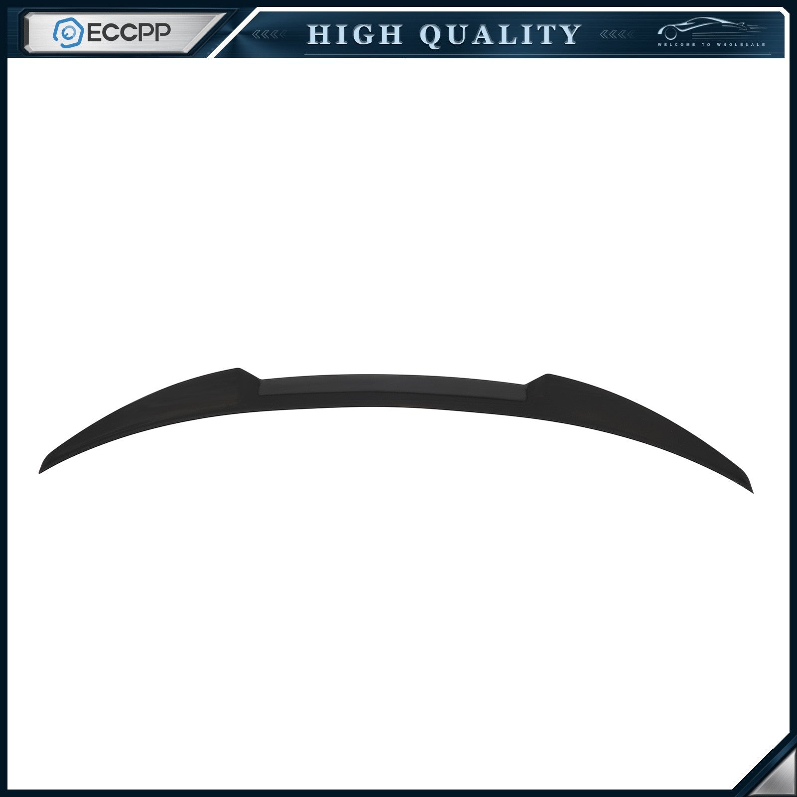 Fits Hyundai Elantra AD 2015-2018 Glossy Black High Kick Rear Spoiler 6B93BC-57