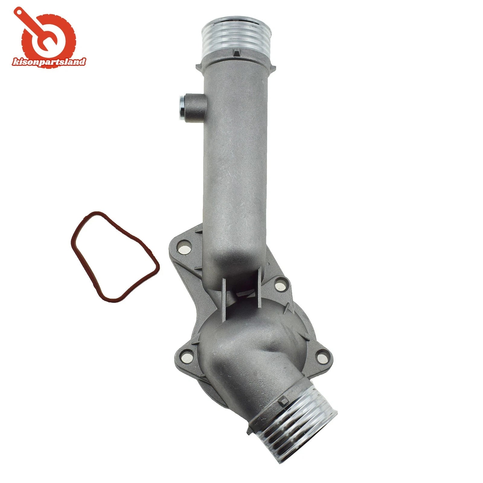 Aluminum Coolant Thermostat Housing Cover For 1997 1998 BMW 528i E39 11531740478 6B93BC-57