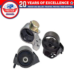 Fits 1999-2000 Hyundai Elantra 2.0L MANUAL Trans Engine Motor Mount Set 3PCS : 6B93BC-57