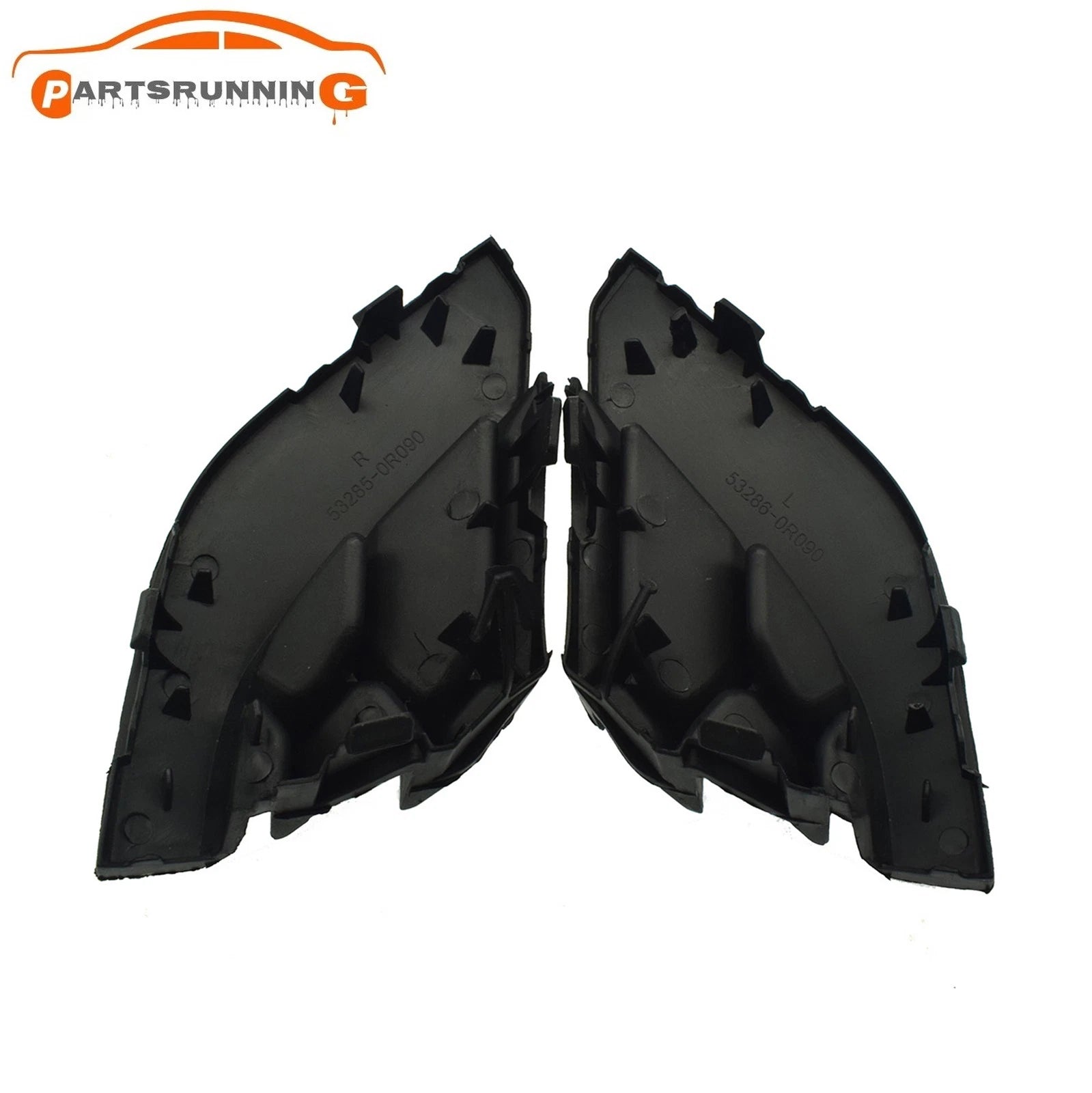 Front Left & Right Side Tow Hook Eye Covers Pair For Toyota RAV4 2016 2017 2018 6B93BC-57