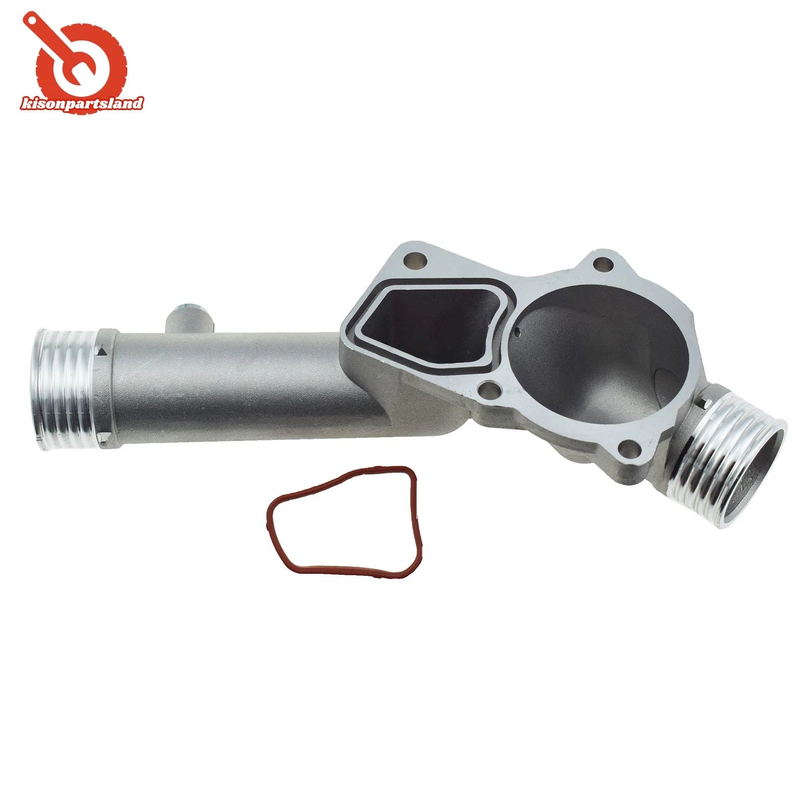 Aluminum Coolant Thermostat Housing Cover For 1997 1998 BMW 528i E39 11531740478 6B93BC-57
