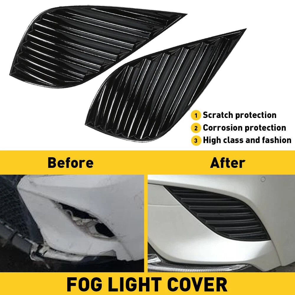 Front Bumper Fog Light Covers Bezel For Toyota Camry SE XSE 2018 2019-2020 EOA 6B93BC-57