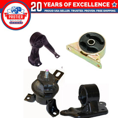 Motor & Trans Mount 4PCS Fit 04-06 Mitsubishi Lancer Ralliart 2.4L Auto Trans 6B93BC-57