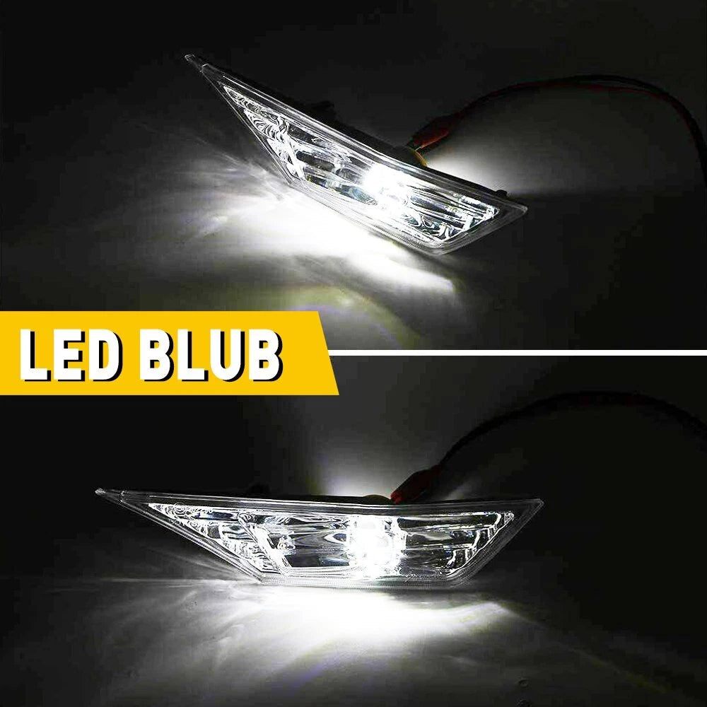 For 2016- Honda Civic 10th Gen Switchback LED Side Marker Turn Signal Lamp Smoke 6B93BC-57