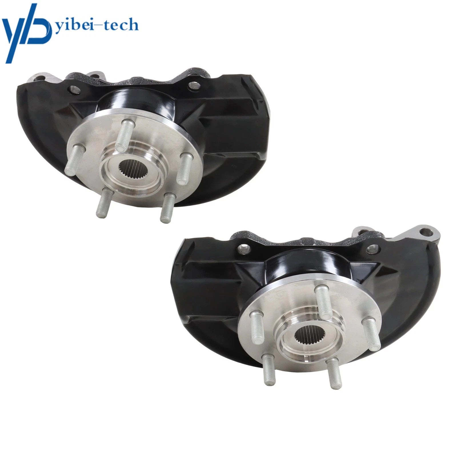 Pair Front Steering Knuckle & Hub Bearing Assembly For Dodge Caliber 2007-2012 6B93BC-57