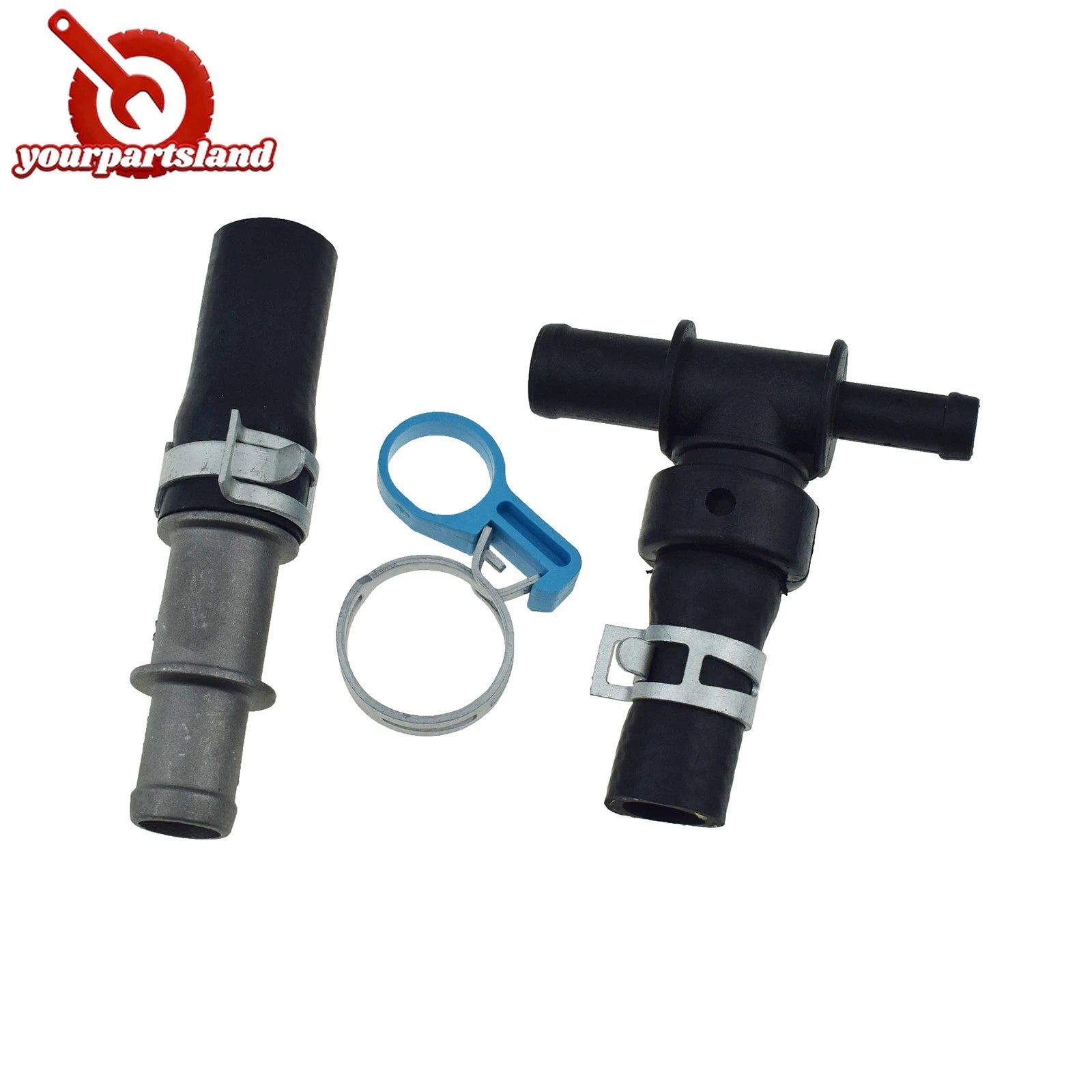 Heater Hose Outlet Pipe 2PCS for NISSAN FRONTIER 2.5L 4.0L 2005-2017 92410-EA000 6B93BC-57