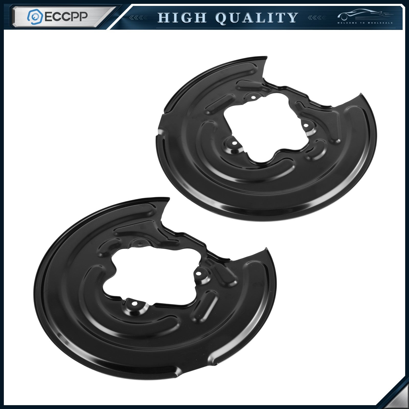 Brake Dust Shield Set For 2013-2019 Ford Explorer Flex Taurus 2013-2016 MKS MKT 6B93BC-57