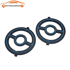 2PCS Engine Oil Cooler Gasket LF0214700 For Mazda 3/5 SPEED 6 CX7 2.0 2.3 2.5 6B93BC-57