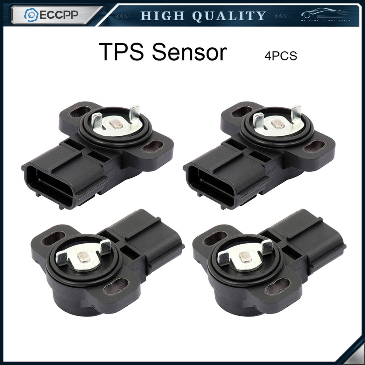 ECCPP 4PCS Throttle Position Sensor TPS For Kia Sorento 2006 3510239000 39000 ECCPP