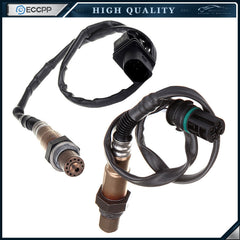 2pcs Upper & Under Air Fuel Ratio Sensor O2 Oxygen Sensor for 06 BMW 530xi 3.0L 6B93BC-57