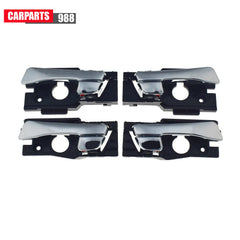 Interior Door Handle Chrome Front Rear Left Right for 2012-2017 Hyundai Accent 6B93BC-57