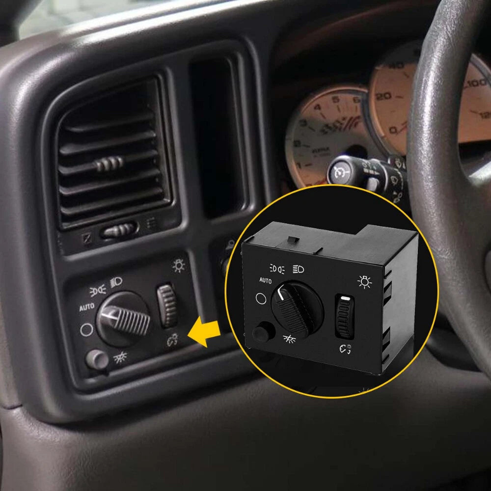 Headlight Switch Headlamp Dimmer for Chevy Silverado GMC Sierra YUSon 2003-07 EA 6B93BC-57