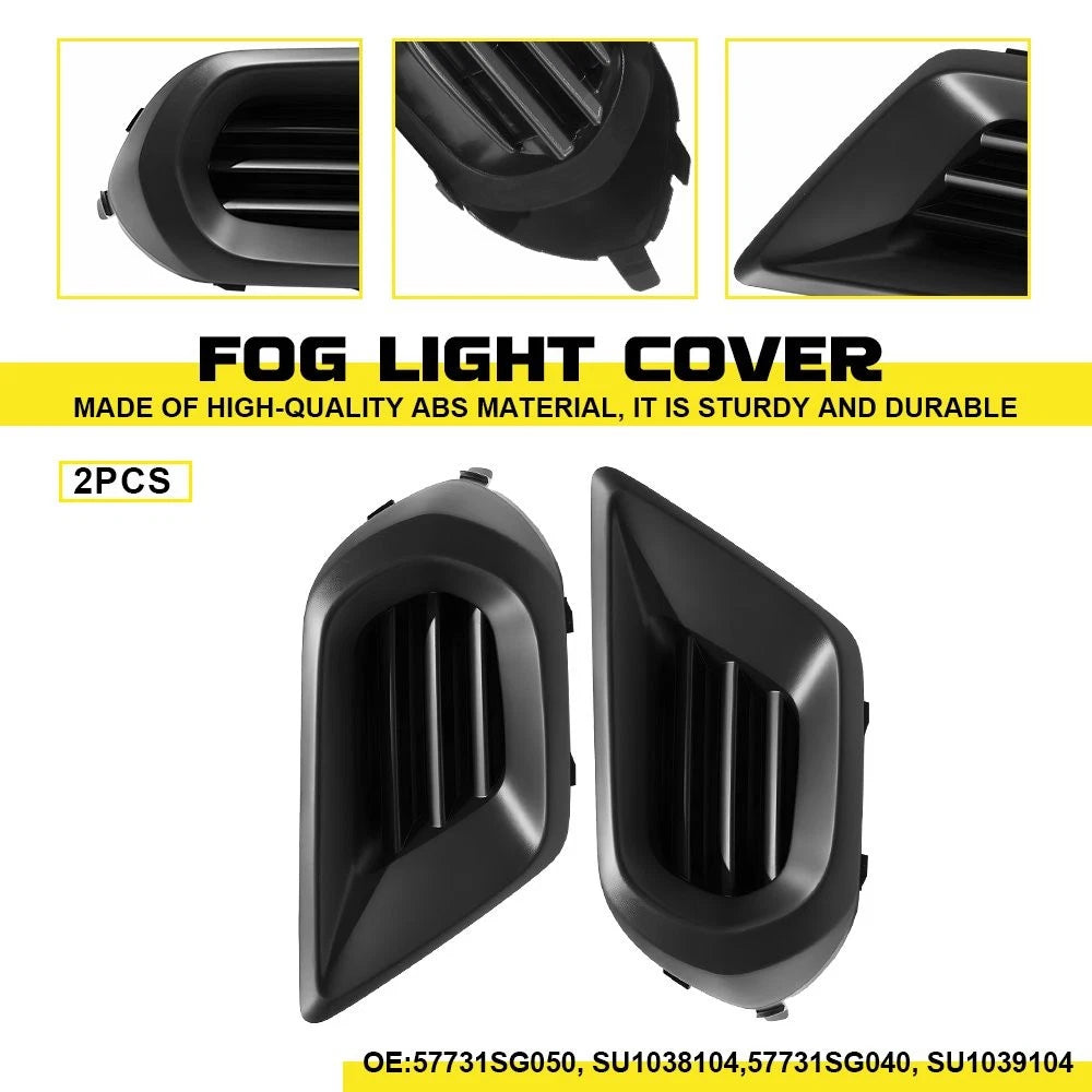 Front Bumper Fog Light Bezel Trim Cover For Subaru Forester 2014-2016 RH LH EOA 6B93BC-57