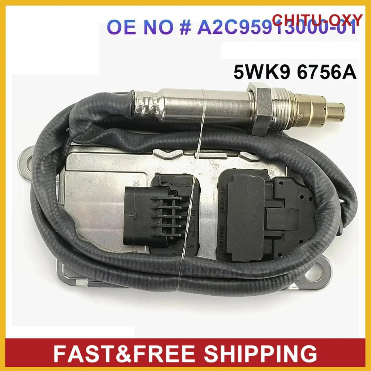 Nitrogen Oxygen Nox Sensor A2C95913000-01 5WK96756 For Cummins Engine 6B93BC-57