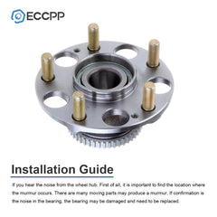 1Pc Wheel Hub Bearing Rear Fits Honda Accord 2003-2007 Acura TL 2004-2008 w/ ABS 6B93BC-57