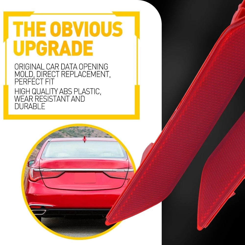For 2013 2014 2015 Civic Honda Red Lens Rear Lower Bumper Reflector Left & Right 6B93BC-57