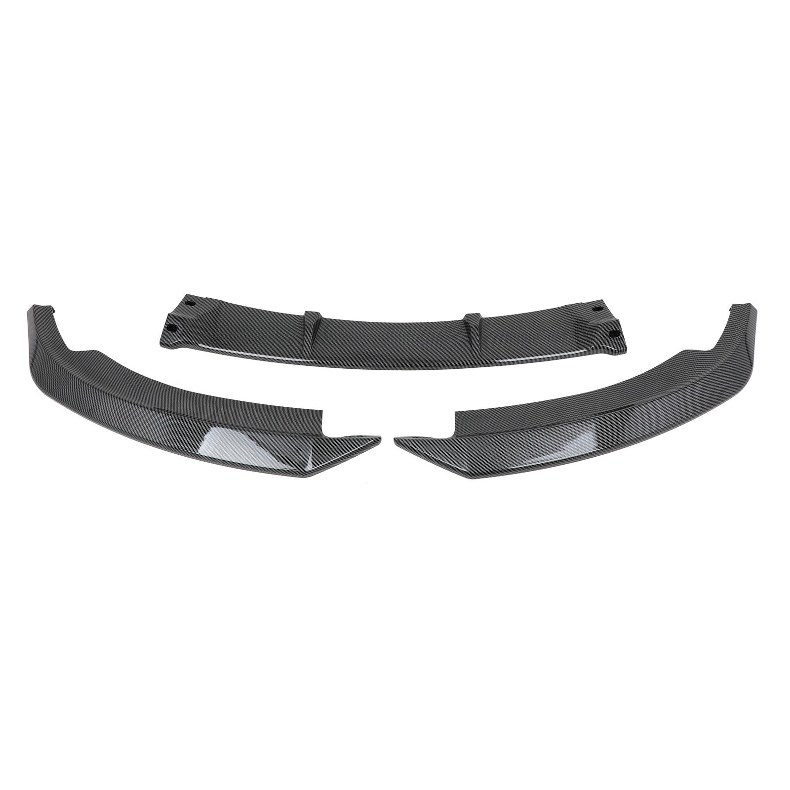 Carbon Look Fits 2011-13 BMW 3-Series E92 E93 Facelift Front Bumper Lip Spoiler 6B93BC-57