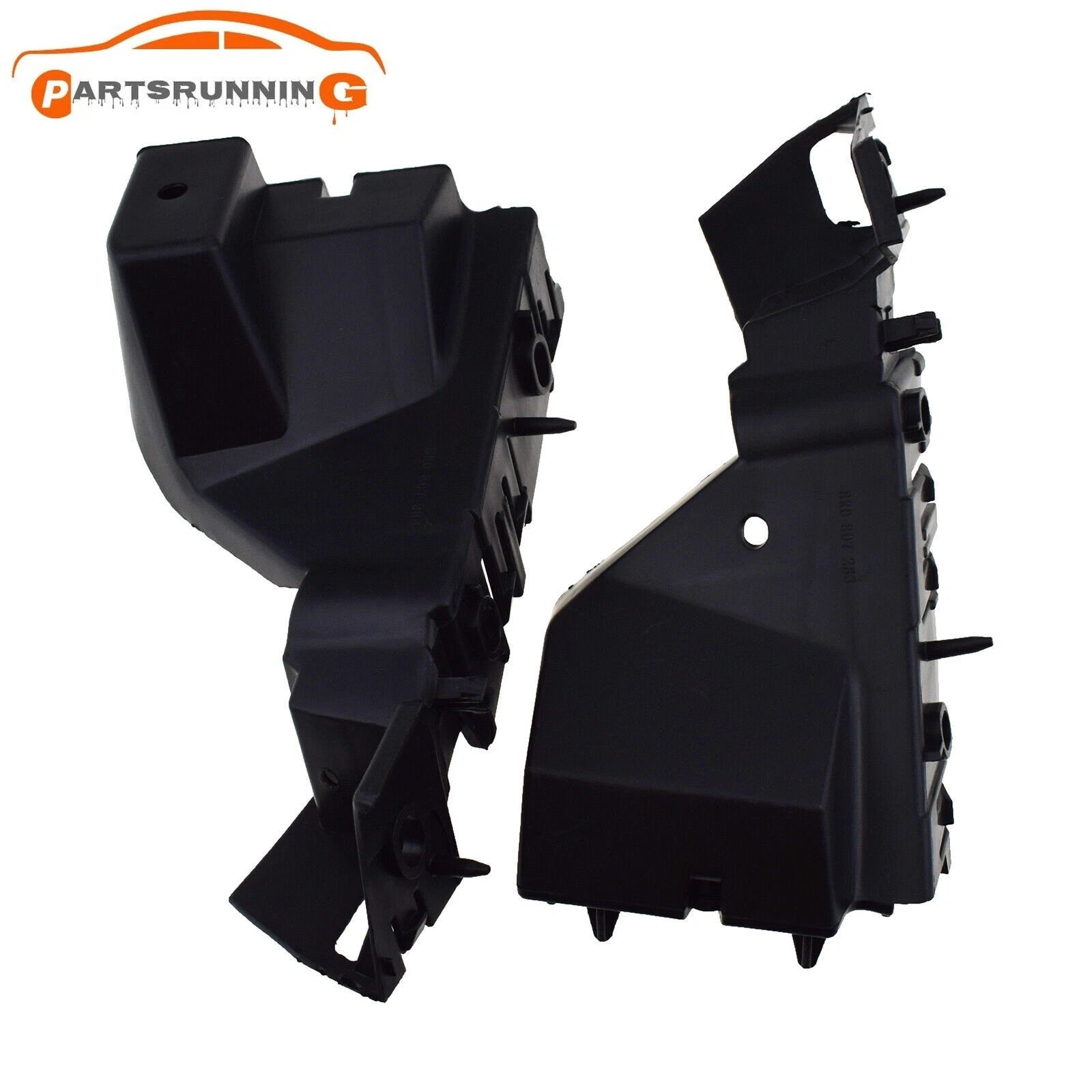 Front Driver & Passenger Side Bumper Bracket For 2009-2017 Audi Q5 2014-2017 SQ5 6B93BC-57