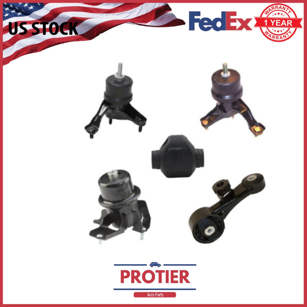 Motor & Trans Mount 5PCS Set Fit 2009-2016 Toyota Venza 3.5L for Auto Trans 6B93BC-57