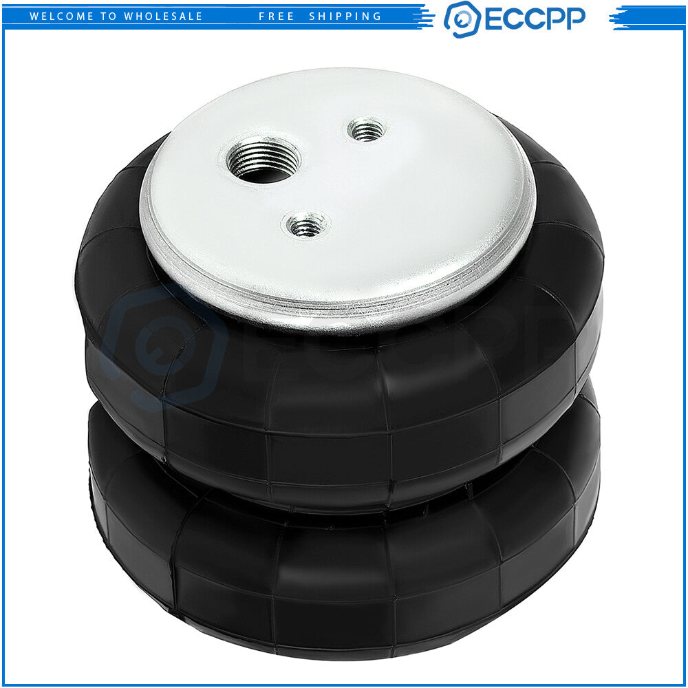 Air Suspension Air Bag 2500lb For Firestone 255C 1/2"NPT 3/8"-16UNC 6B93BC-57