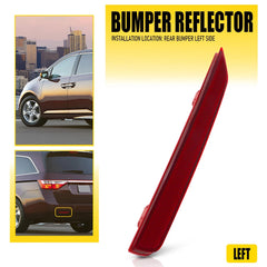 Red Left Driver Side Rear Bumper Reflector Light Case For 11-17 Honda Odyssey EA 6B93BC-57