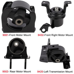 ECCPP Engine Motor Mount Kit Set 4pcs 2001-03 For Toyota RAV4 2.0L For Auto 6B93BC-57