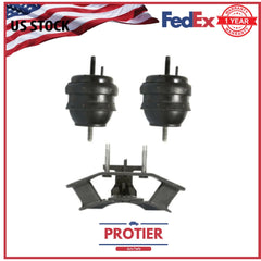 Engine Motor & Trans Mount 3PCS for 2005-2007 Cadillac CTS 2.8L / 3.6L for Auto 6B93BC-57