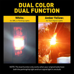 No Hyper Flash 7443 7444NA Switchback LED Turn Signal Parking Lights Bulbs EOA 6B93BC-57