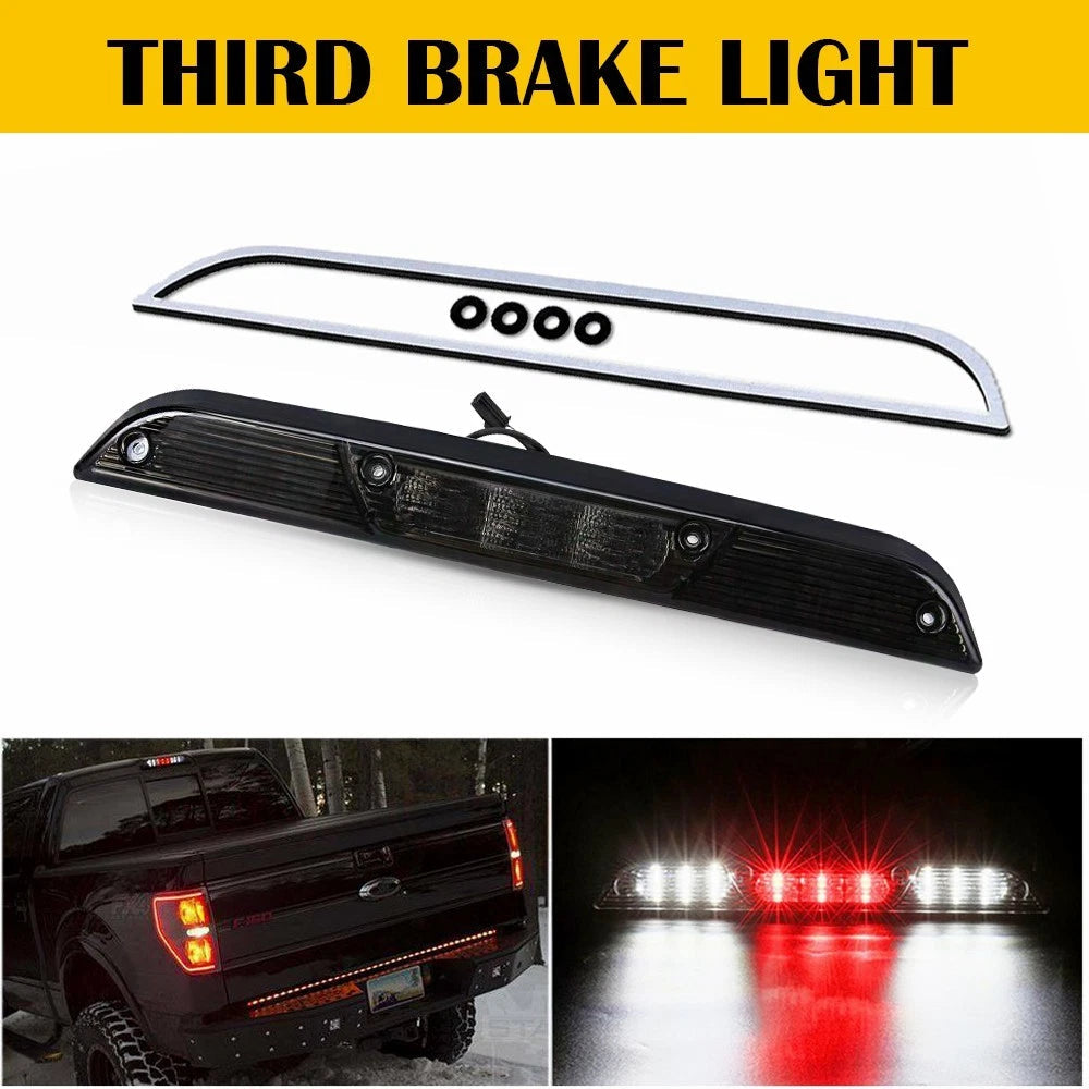 FIT 15-20 Ford F150 LED Black Replacement 3RD Third Brake Cargo Lamp Tail Light 6B93BC-57